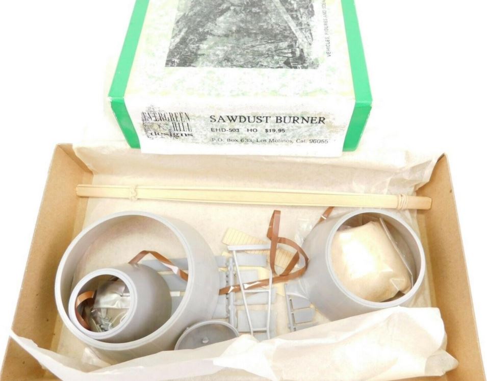 Evergreen Hill EHD-503 HO Sawdust Burner Building Kit