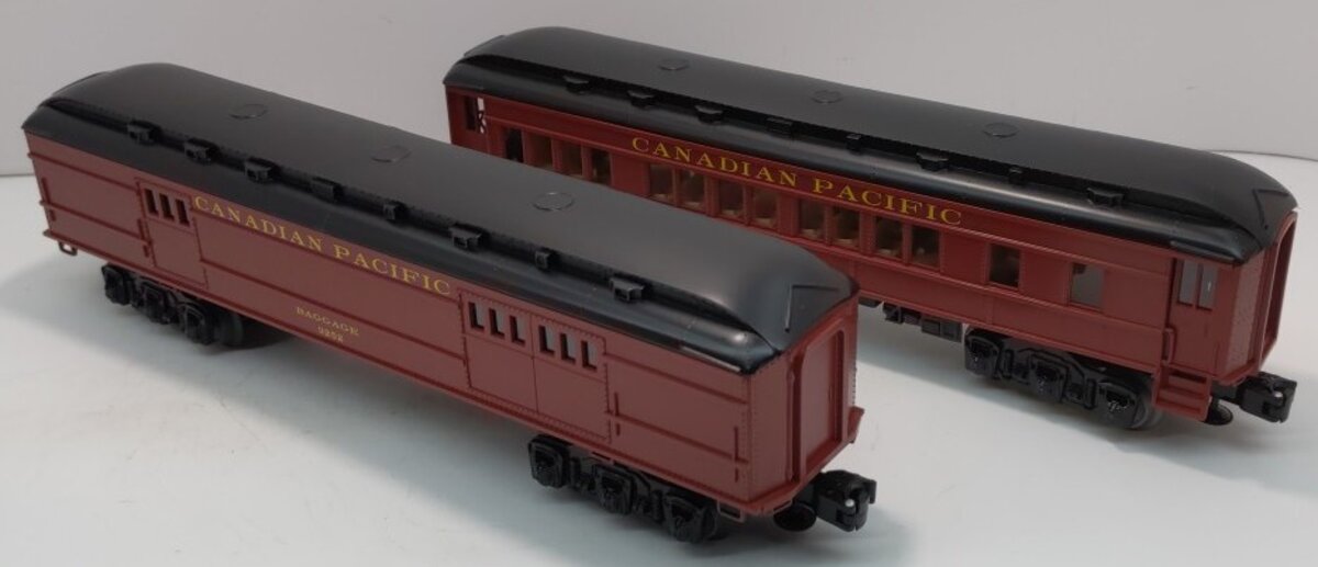 Lionel 6-81784 O CP Baby Madison Passenger Car 2-Pack/Coach,Baggage