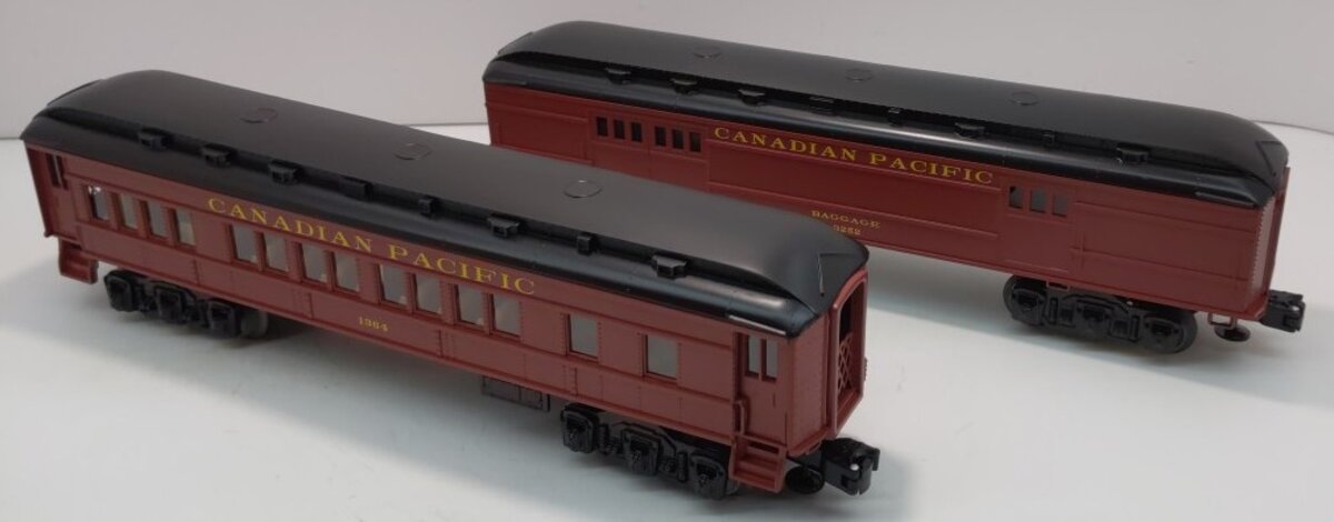 Lionel 6-81784 O CP Baby Madison Passenger Car 2-Pack/Coach,Baggage