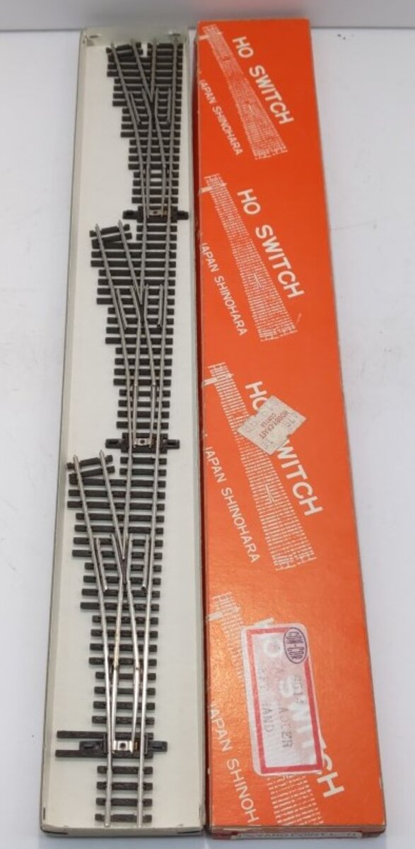 Shinohara Track 9514 N Shinohara 9mm Yard Point Left Hand Turnout Track