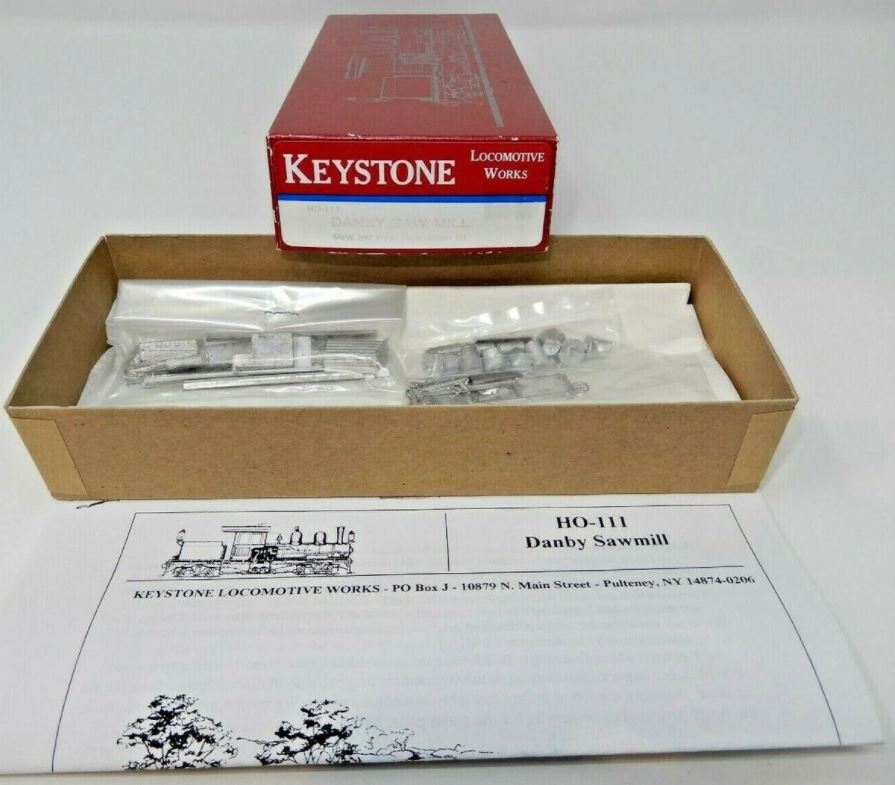 Keystone Locomotive HO-111 Danby Saw Mill Metal & Wood Construction Kit