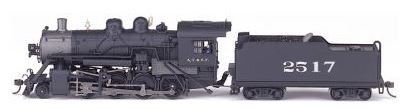 Bachmann 51302 HO Santa Fe Baldwin 2-8-0 Steam Locomotive w/DCC #2517