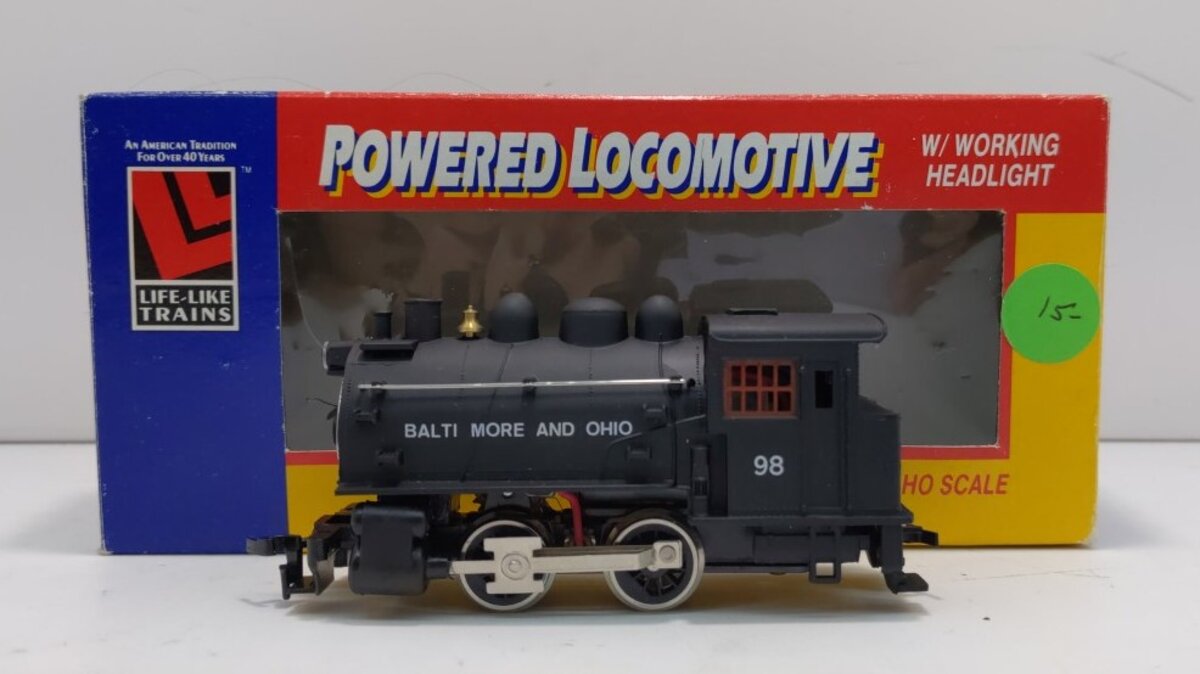 Life Like 8301 HO Baltimore & Ohio Dockside Locomotive #98