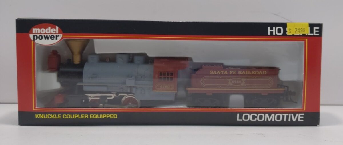 Model Power 96780 Santa Fe 0-4-0 Fat Boy Steam Locomotive w/Tender