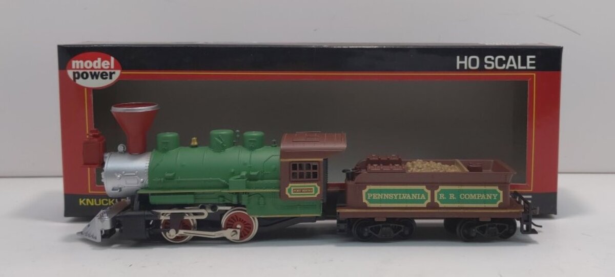 Model Power 96781 Pennsylvania 'Fat Boy' 0-4-0 Steam Loco w/Tender