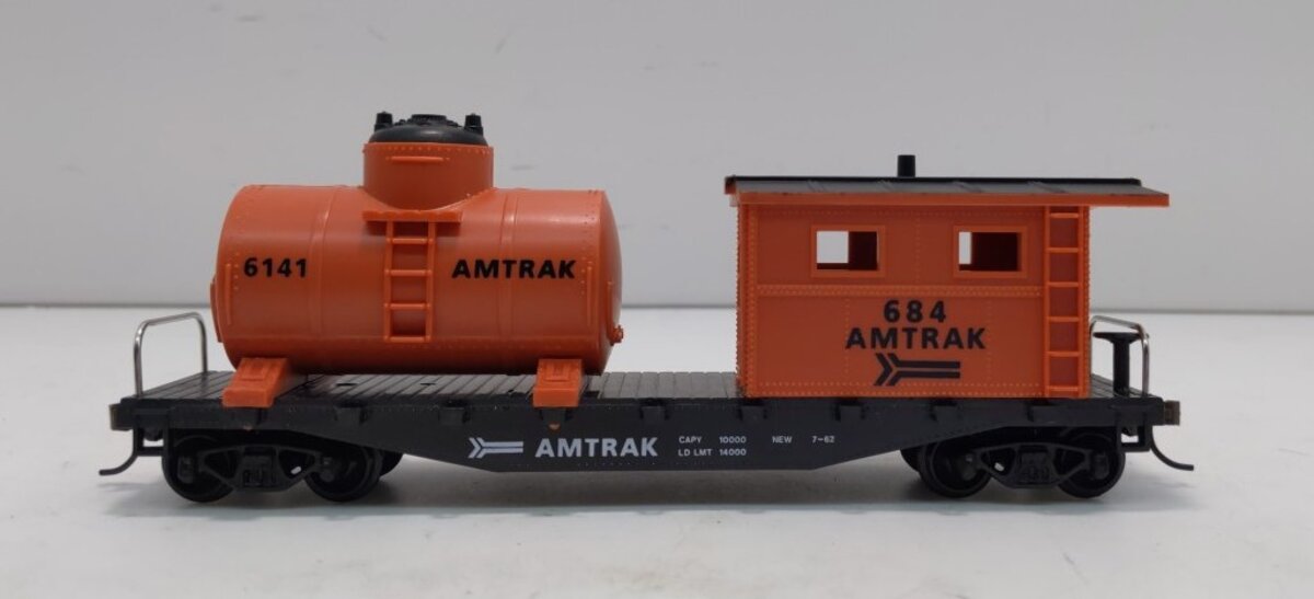 Model Power 98181 HO Scale AMTRAK 40' Work Caboose w/Tank #684