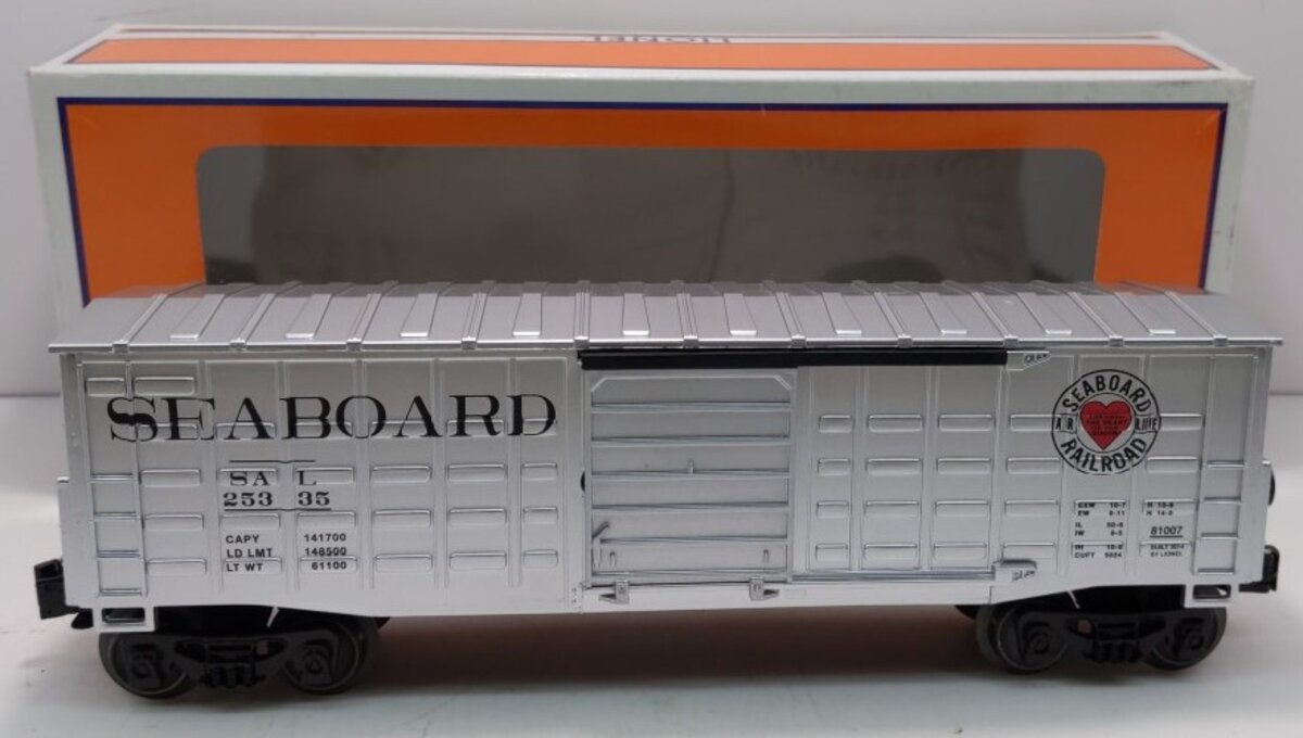 Lionel 6-81007 O SBD Waffle-Side Boxcar #25335
