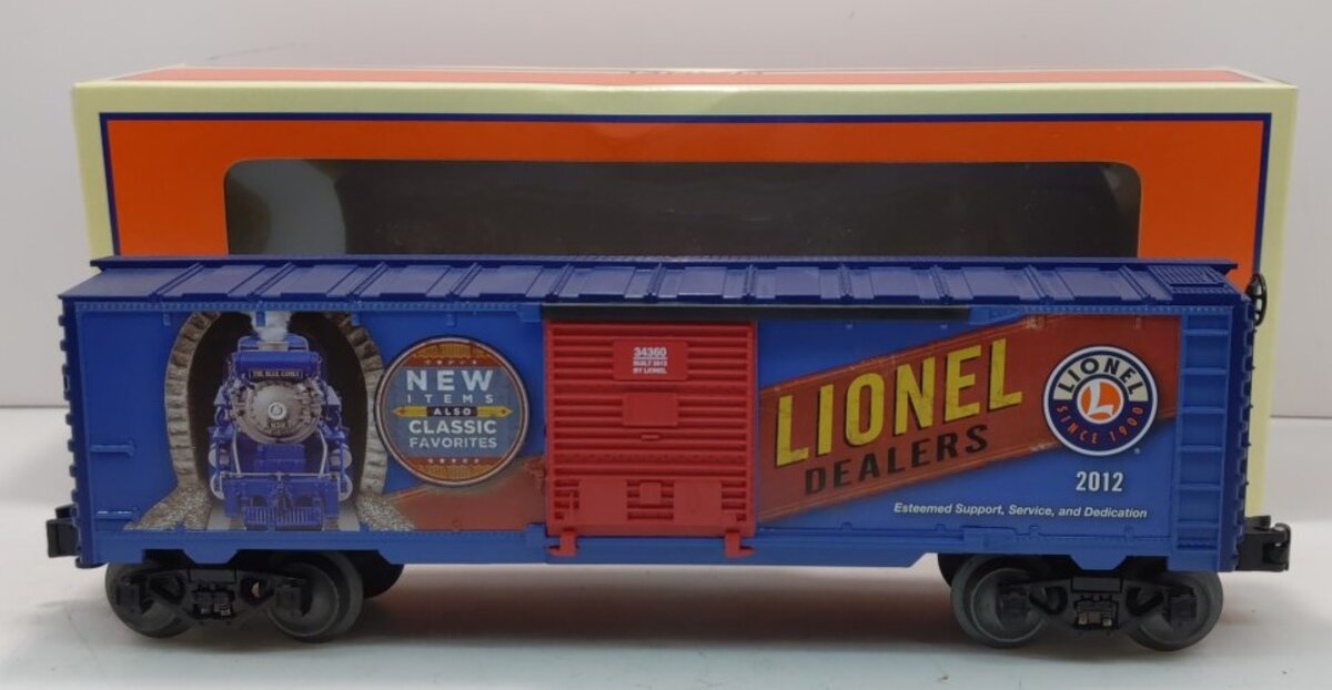 Lionel 6-34360 O Gauge 2012 Dealer Appreciation Car #2012