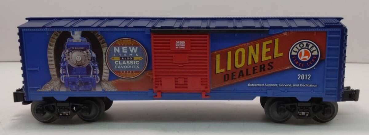 Lionel 6-34360 O Gauge 2012 Dealer Appreciation Car #2012