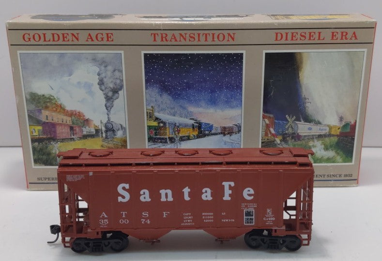 Walthers 932-5406 HO Santa Fe 100 Ton Cement Covered Hopper # 350074 Kit
