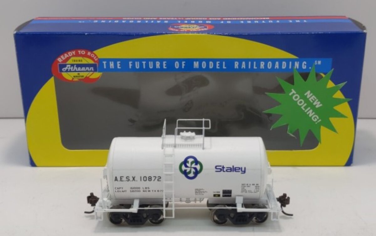 Athearn 89101 HO AESX/Staley 30' NACC 8,000 Gallon Beer Can Tank #10872