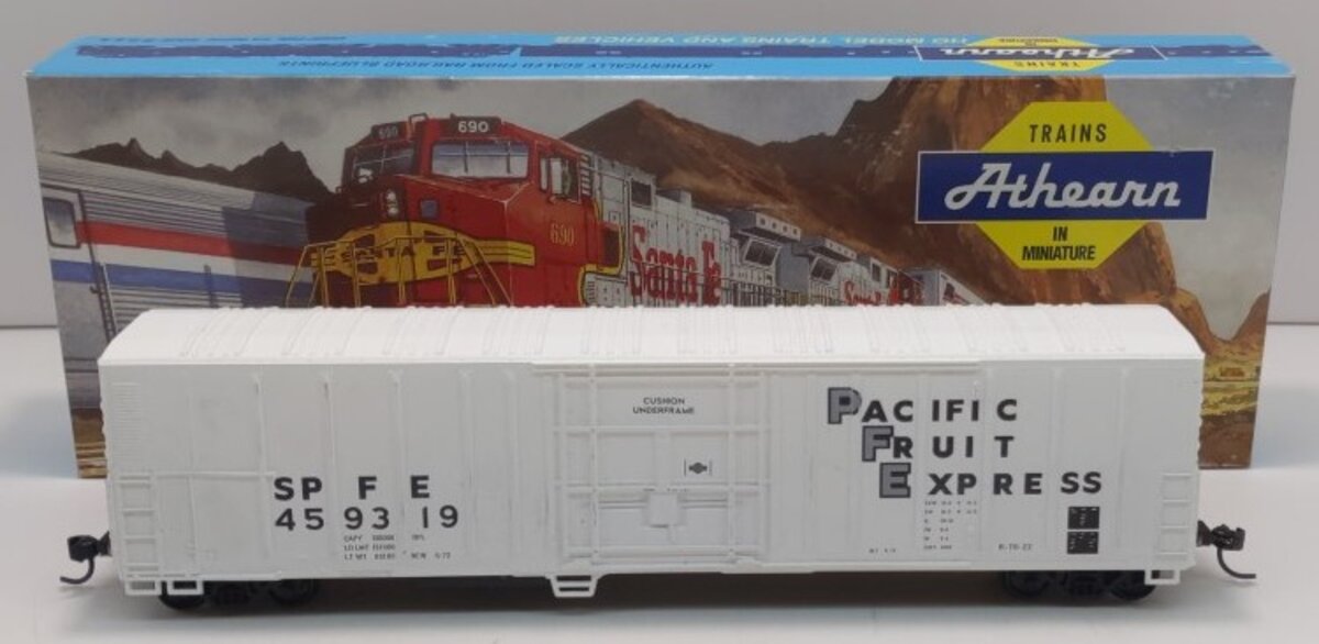 Athearn 2901B HO S Pacific Fruit Express 57' Mechanical Reefer # 459319 Kit