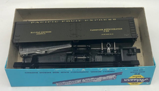 Athearn 5335 HO Scale Pacific Fruit Express Blue Box 50' Reefer # X 603 Kit