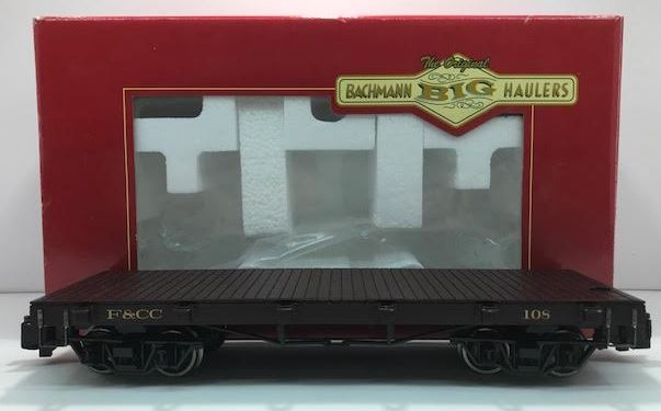 Bachmann 95644 1:20.3 Scale F&CC 20' Flatcar (Metal Wheels)