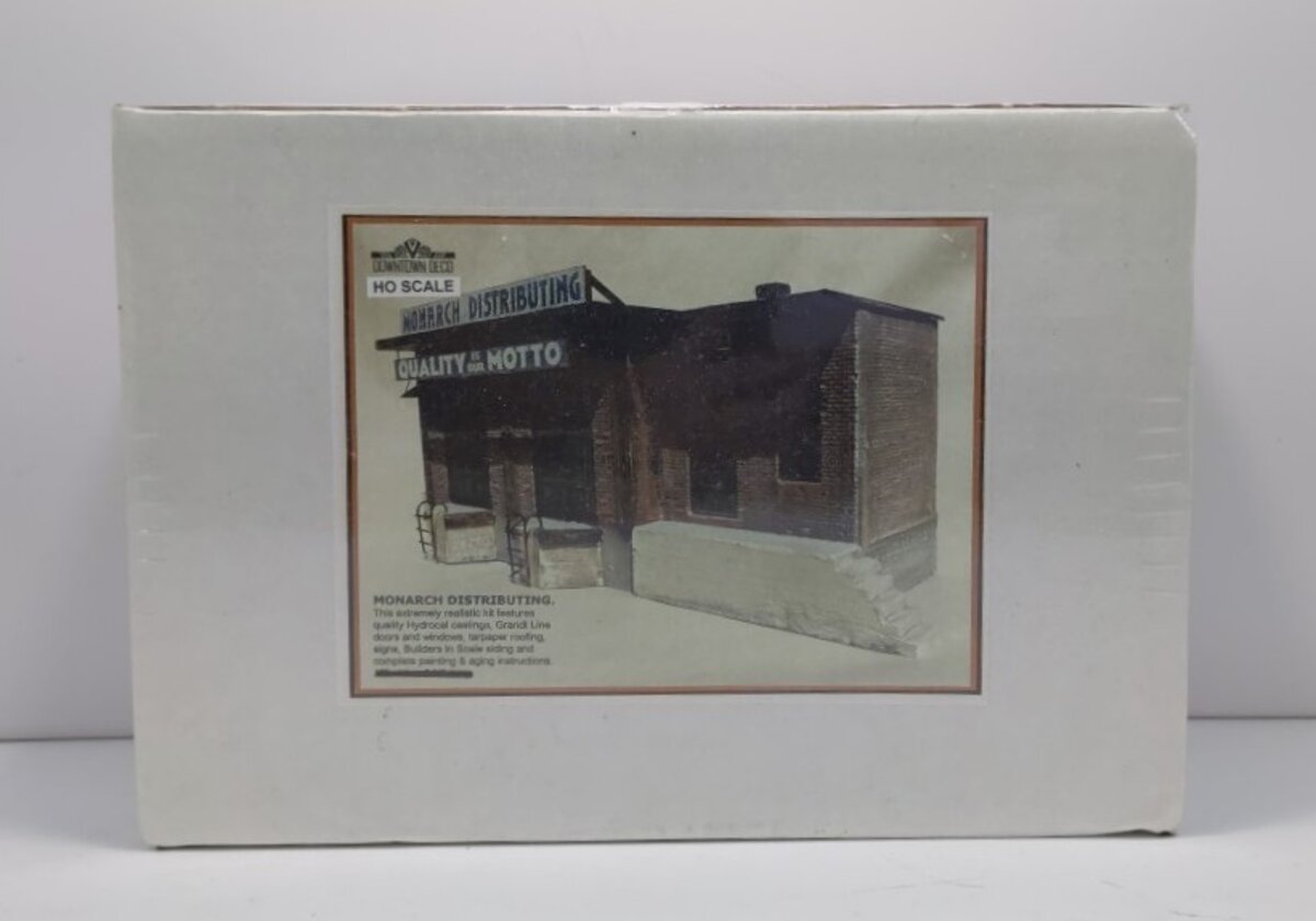 Downtown Deco HO Monarch Distributing Building Kit
