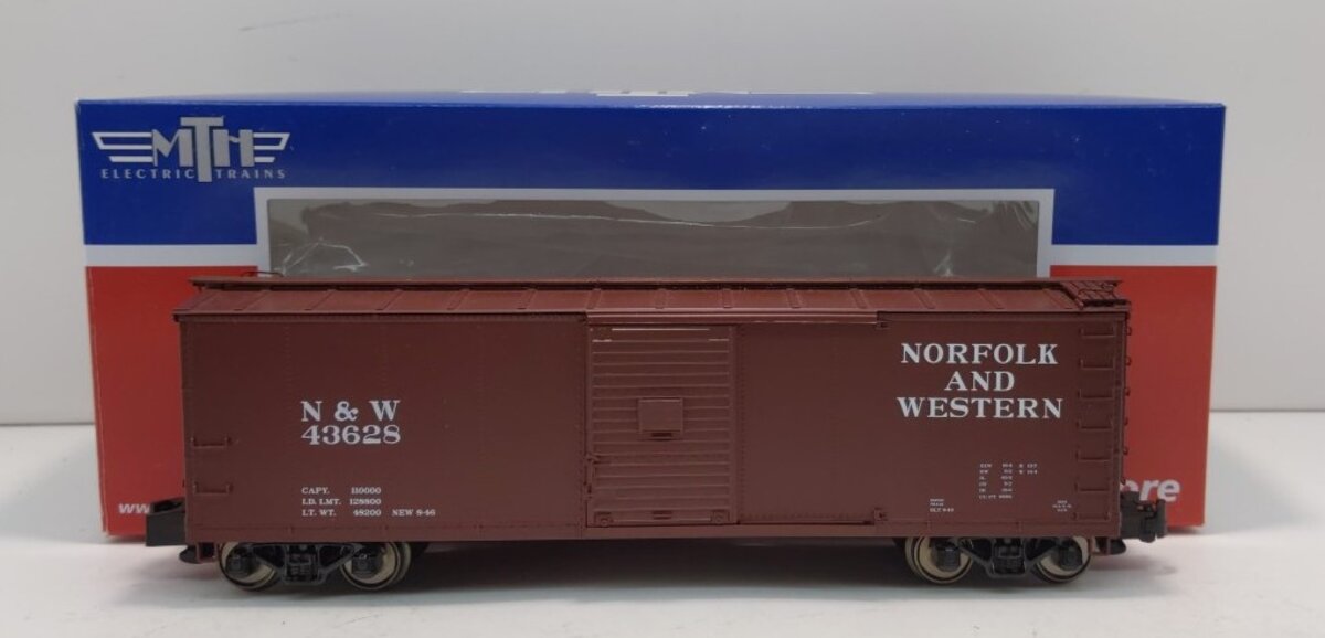 MTH 35-74008 S N&S Rebuilt Steel Box Car  #43628