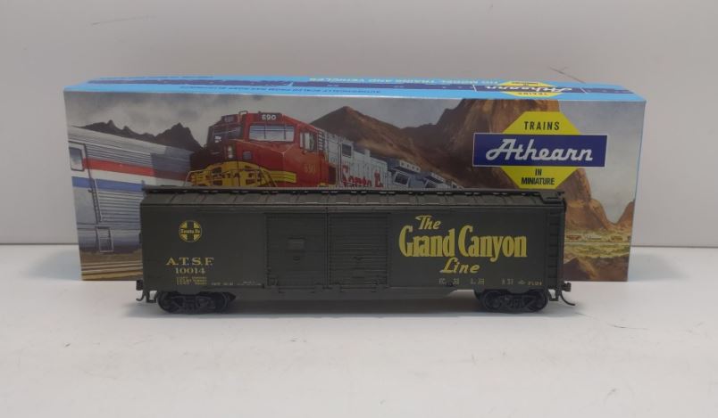 Athearn 2908B HO Scale The Gran Canyon ATSF 50' Double Door Boxcar # 10014