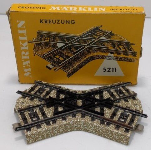 Marklin 5211 45 Degree Crossing Track