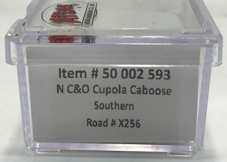 Atlas 50002593 N Scale Southern Cupola Caboose #X256