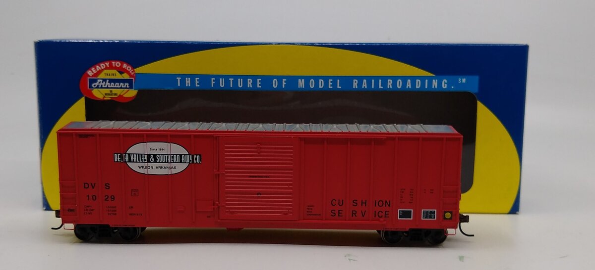 Athearn 92501 HO Delta Valley & Southern 50' FMC 5347 Boxcar #1029