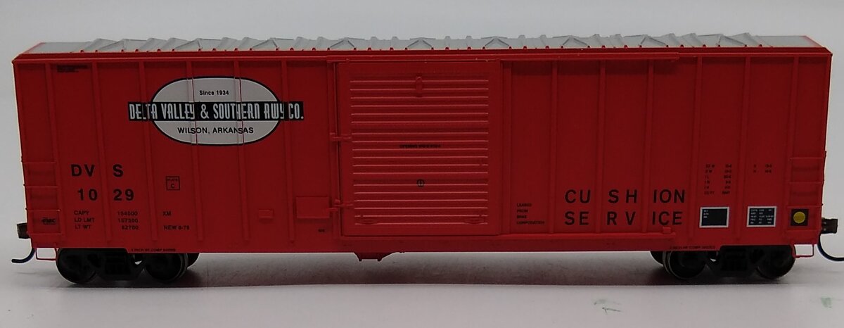 Athearn 92501 HO Delta Valley & Southern 50' FMC 5347 Boxcar #1029