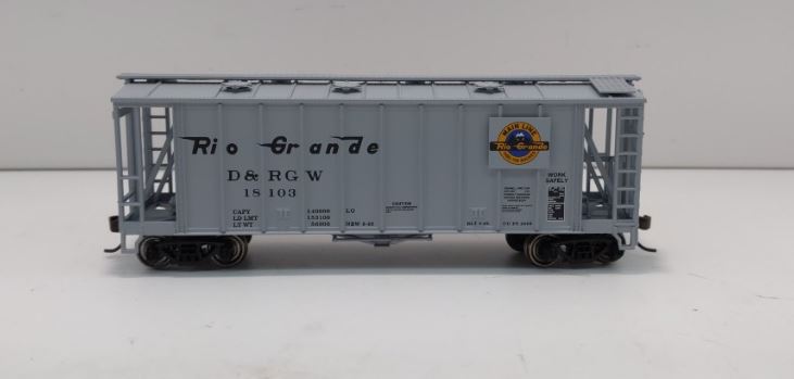 Con-Cor 197005 HO D&RGW GATX Airslide Covered Hopper Car (Set of 2)