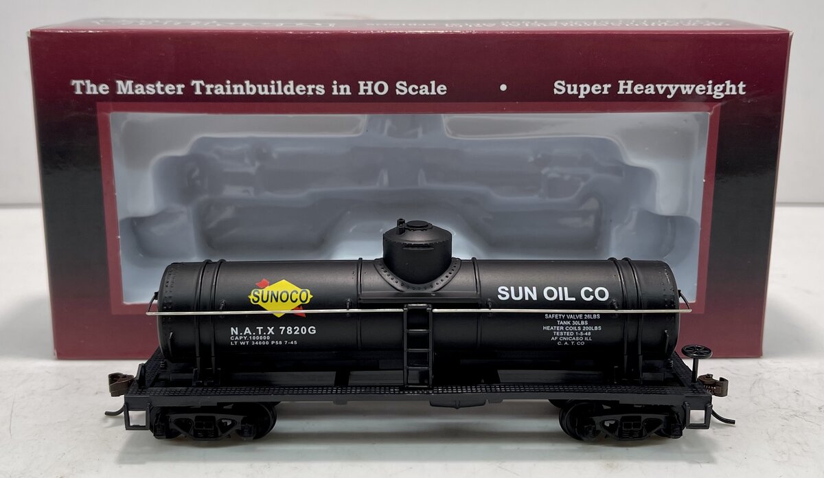 Mantua 732184 HO Sunoco 40' Single Dome Tank Car #7820G