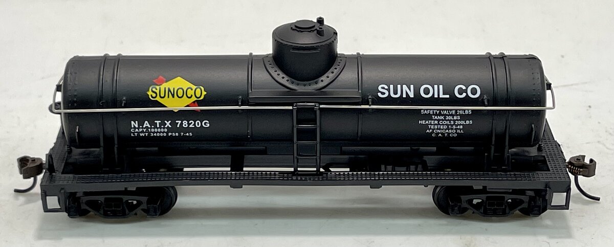 Mantua 732184 HO Sunoco 40' Single Dome Tank Car #7820G