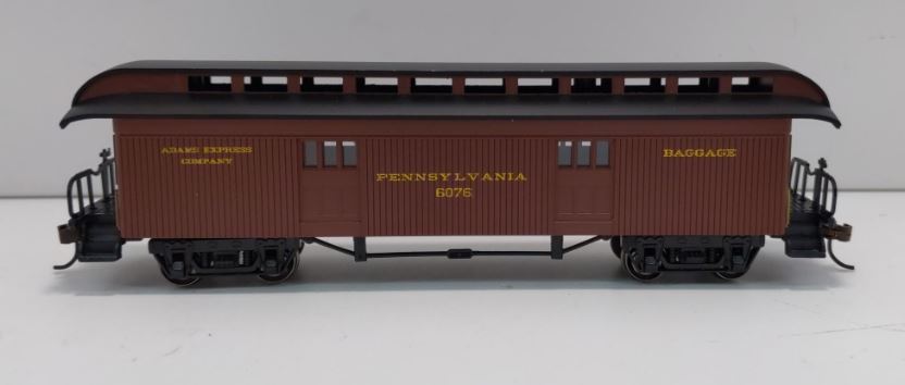 Bachmann 15302 HO Pennsylvania Old-Time Baggage Car #6076