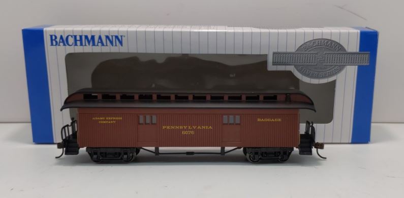 Bachmann 15302 HO Pennsylvania Old-Time Baggage Car #6076