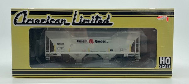 American Limited Models 1092 HO Ciment Que'bec NRLX 2-Bay Covered Hopper #34159