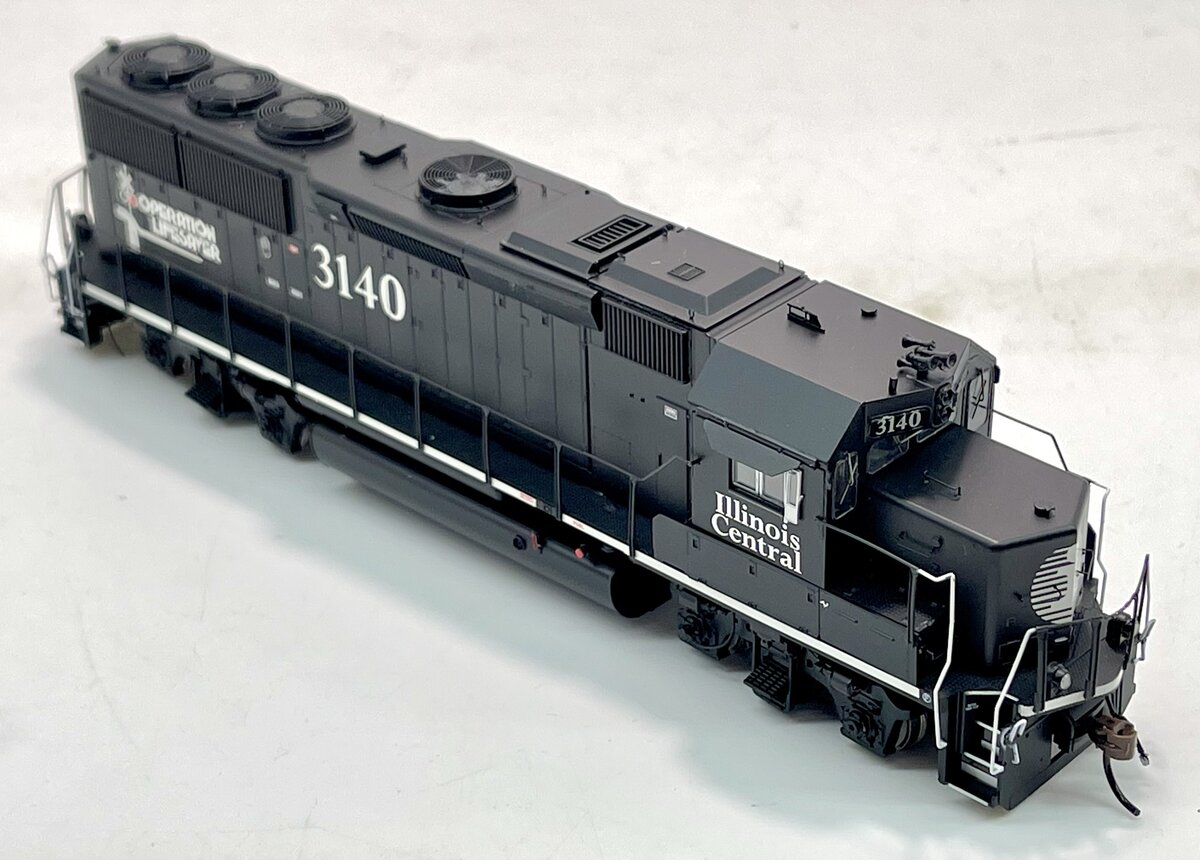 Athearn G65704 HO IC/Black GP50 Phase 1 GP40-3 Diesel Locomotive #3140