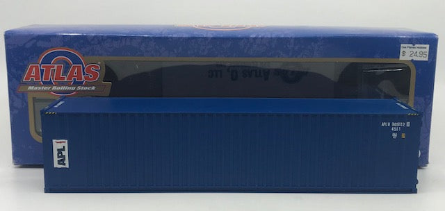 Atlas 4036-2 O Scale APL mater Line 40' Container #905032