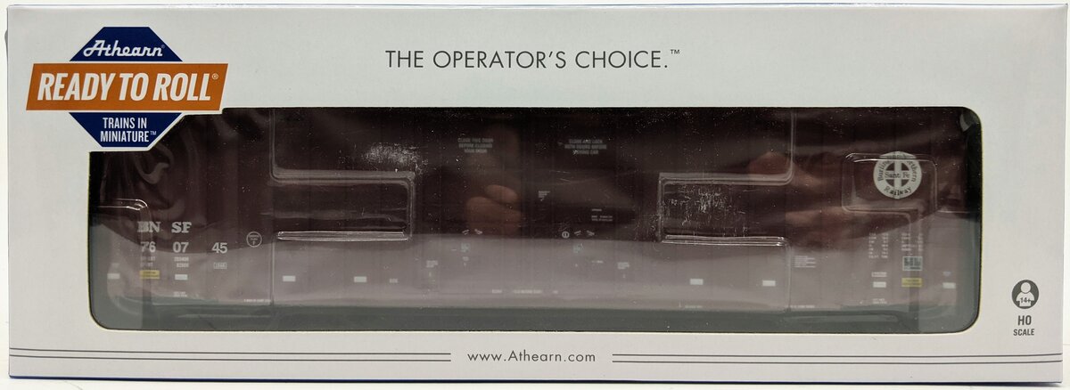 Athearn 75077 HO Scale BNSF 60' Gunderson Double Door Boxcar #760745