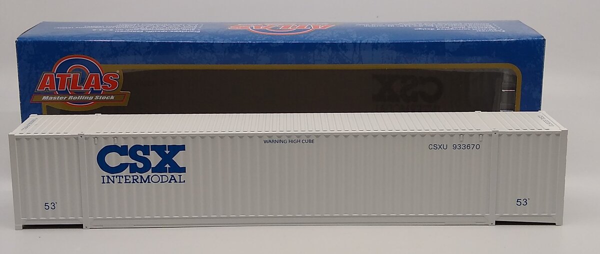 Atlas 3006301-2 O Scale CSX Jindo 53ft Container #3006301-2