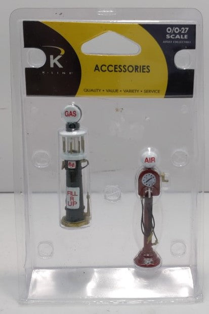K-Line K417001 O And O-27 Green & Red Service Station Gas Pumps