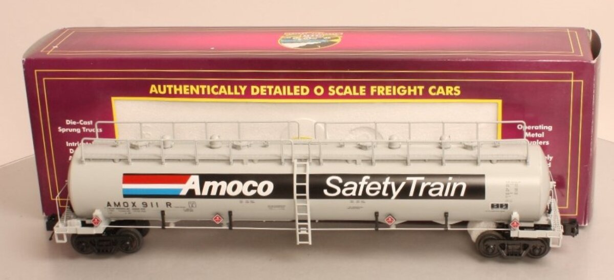 MTH 20-96230 O Amoco 20000g 4-Compartment Tank Car #AMOX911R