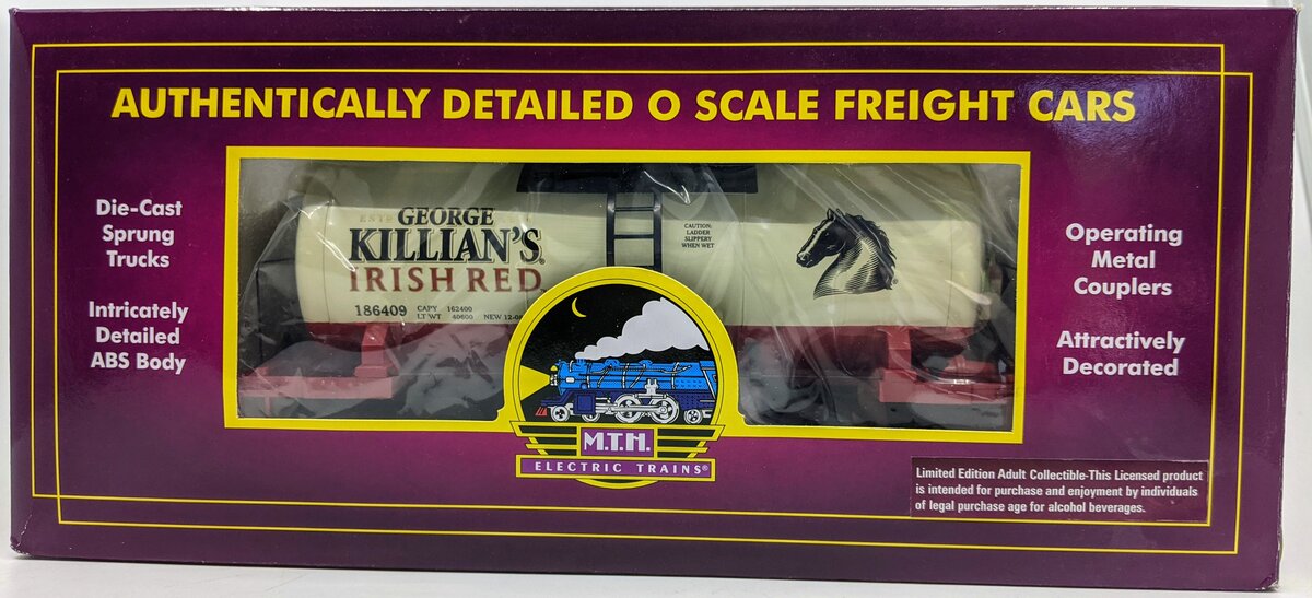 MTH 20-96179 Killians Red 8000 Gallon Tank Car