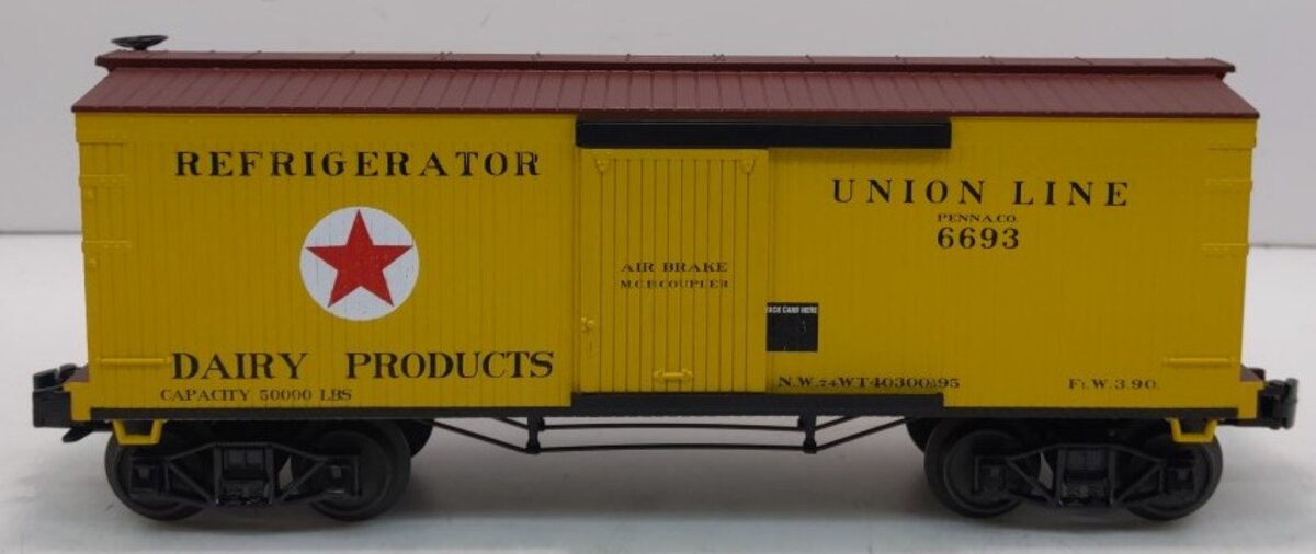 MTH 30-74697 O Pennsylvania Union Line 19th Century 34’ Boxcar