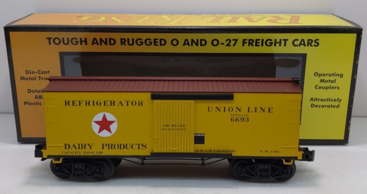MTH 30-74697 O Pennsylvania Union Line 19th Century 34’ Boxcar
