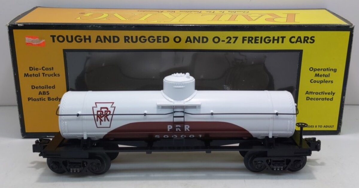MTH 30-7317 O Gauge Pennsylvania Single-Dome Tank Car #500001