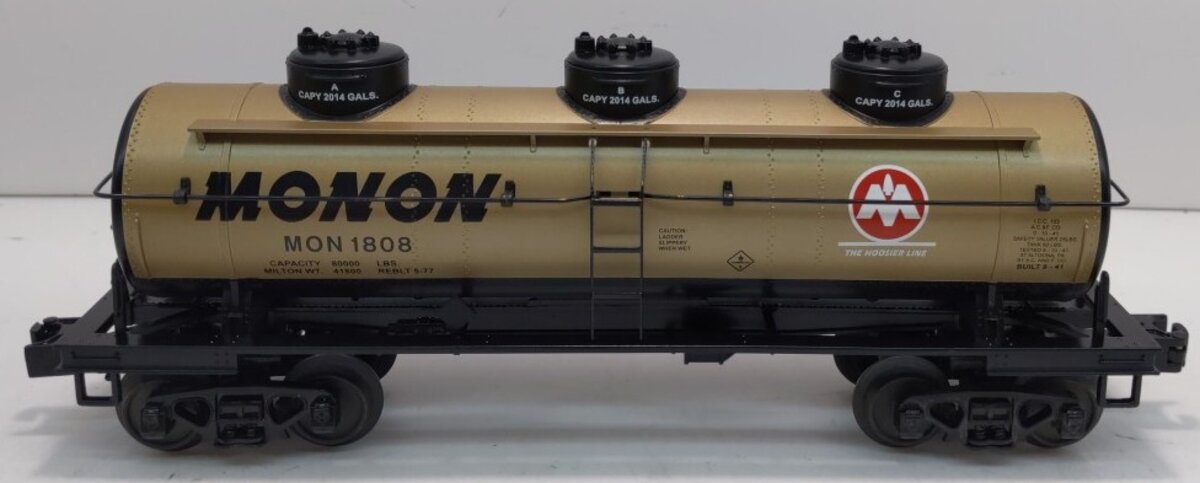 MTH 30-73273 Monon 3-Dome Tank Car V2
