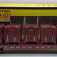 MTH 30-76472 O Gauge Pennsylvania RR Flatcar w/ Bulkheads & LCL Containers