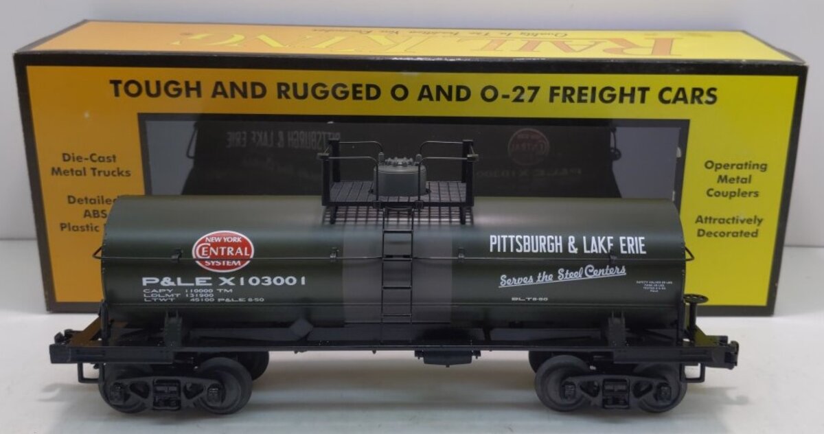 MTH 30-73360 O P&LE Tank Car #103001