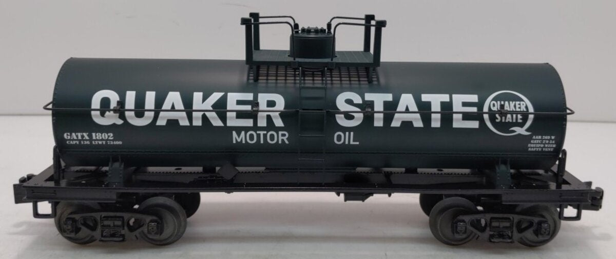 MTH 30-73380 O Quaker State Tank Car #1802