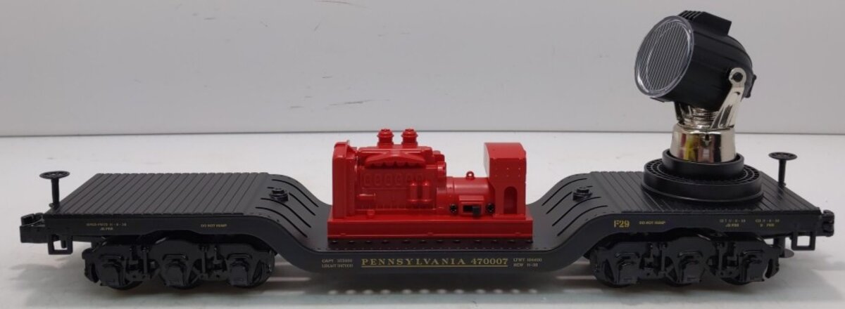 MTH 30-79418 O Pennsylvania Die-Cast Operating Searchlight Car