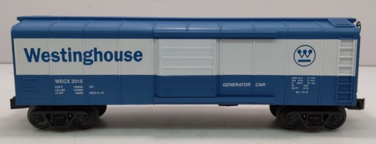 MTH 30-74802 O Westinghouse Round Roof Boxcar w/Generator