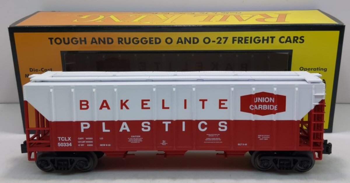 MTH 30-75489 O Bakelite Plastics PS-2 Covered Hopper