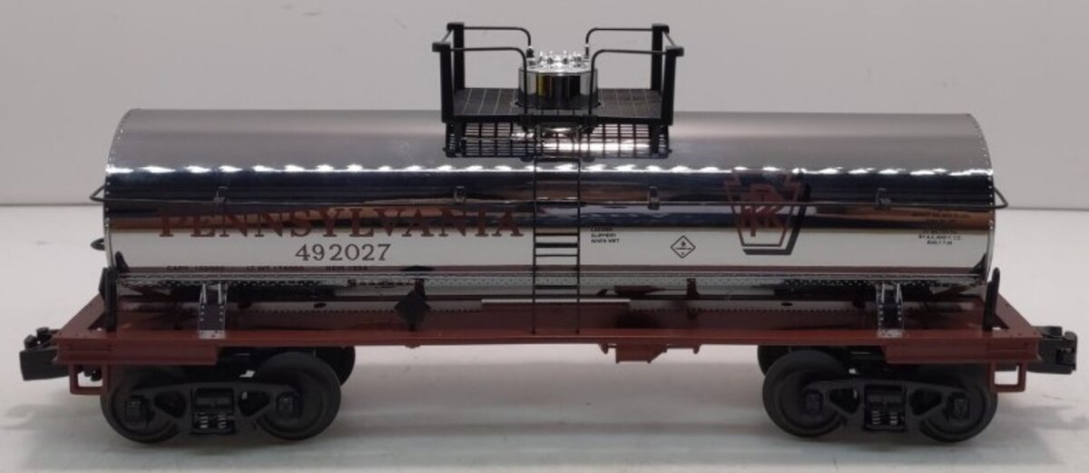 MTH 30-73221 O Pennsylvania RailKing Single Dome Tank Car #492027