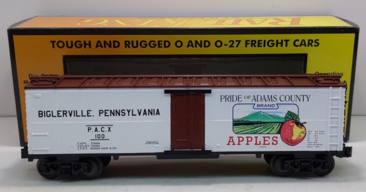 MTH 30-78118 O Adam's County Apples Reefer Car